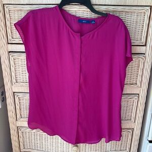 Apt. 9 purple business casual top medium